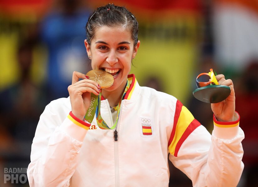 Carolina Marin 17 medallas ganadas en Río 2016 por los deportistas españoles 