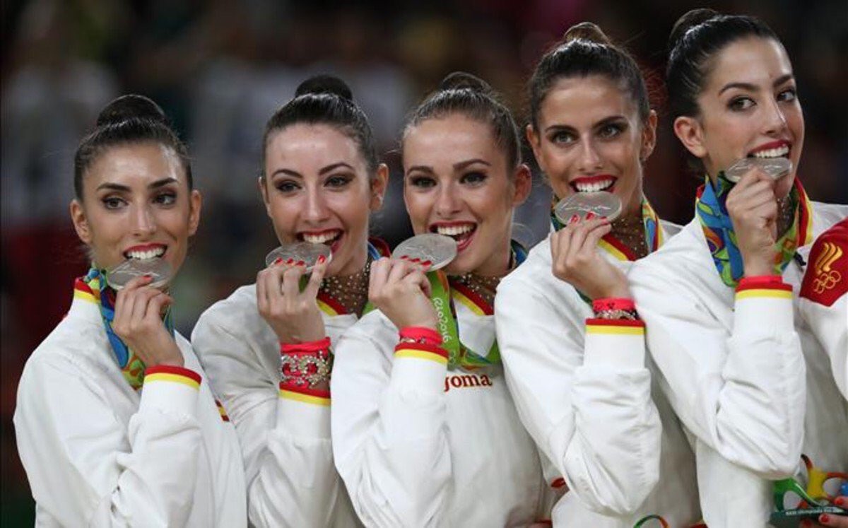 Gimnasia ritmica 17 medallas ganadas en Río 2016 por los deportistas españoles