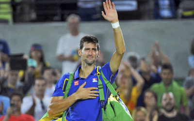 Novak Djokovic, lágrimas en la pista de tenis en Río 2016