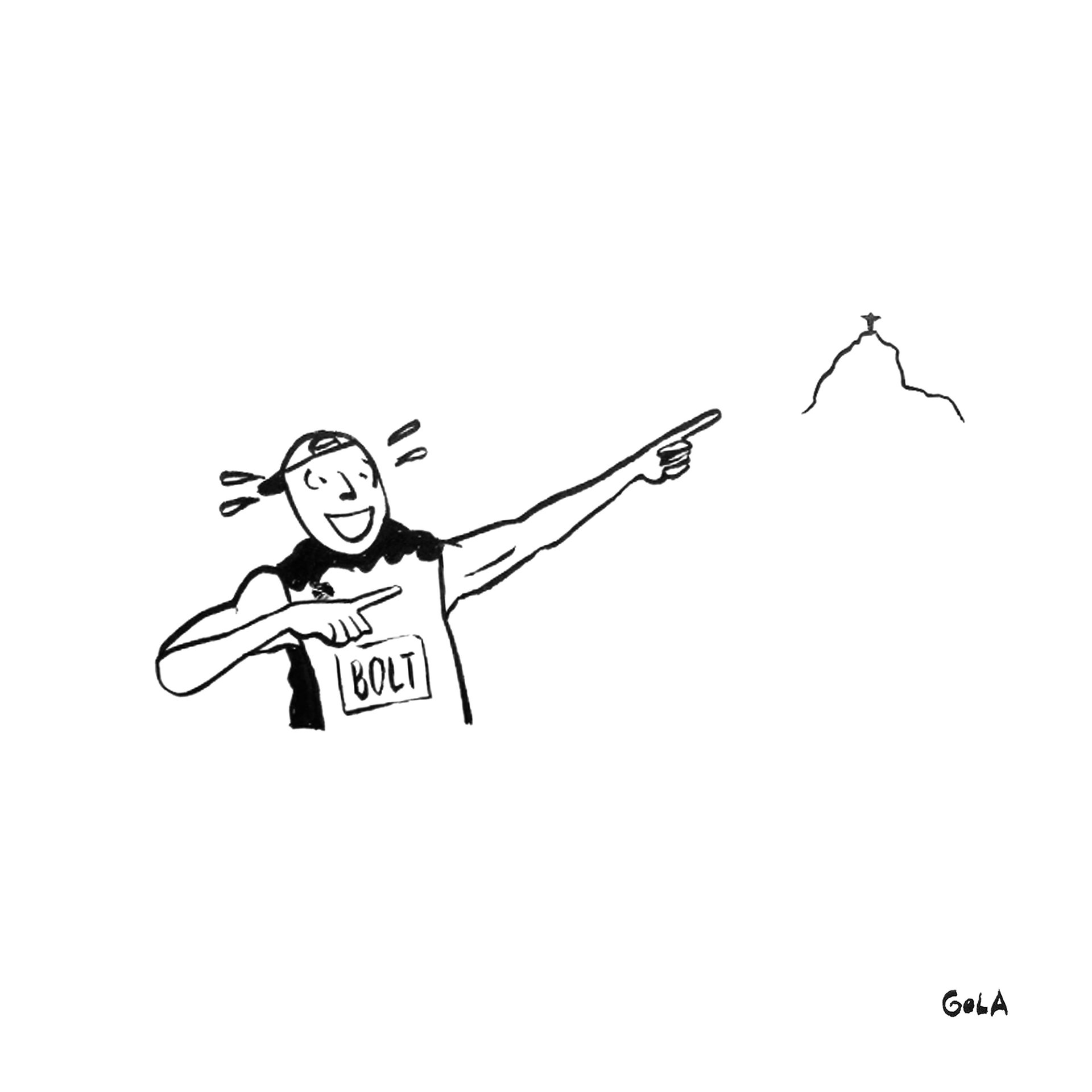 Usain Bolt conquistó Rio_Los Juegos Olímpicos visto por el artista brasileño André Gola FeelCurioso