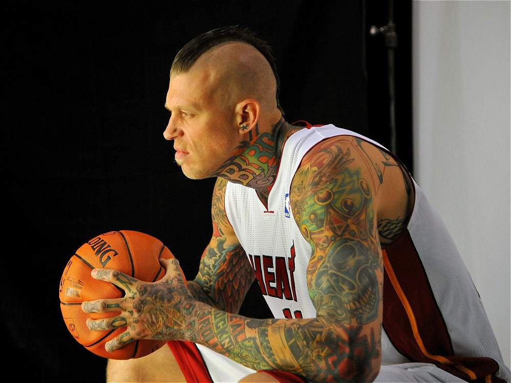 Chris Andersen Los tatuajes de los deportistas más sexis