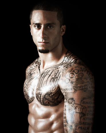 Colin Kaepernick Los tatuajes de los deportistas más sexis