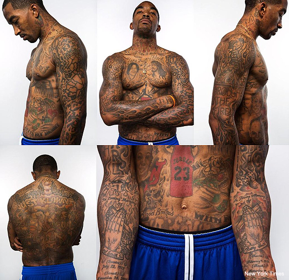 Jr Smith Los tatuajes de los deportistas más sexis