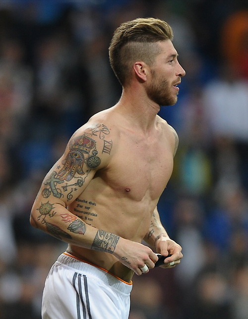 Sergio Ramos Los tatuajes de los deportistas más sexis