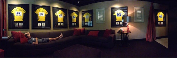 Lance Armstrong con sus maillot amarillos. Dopaje Sanguíneo, lance armstrong legends of the tour