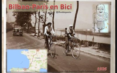 La Ruta Bilbao-París en bicicleta: “Chupito” Echevarría y Amézola los valientes protegonistas