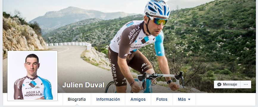 Julien Duval Facebook, ciclista profesional, ciclista del astana pro team