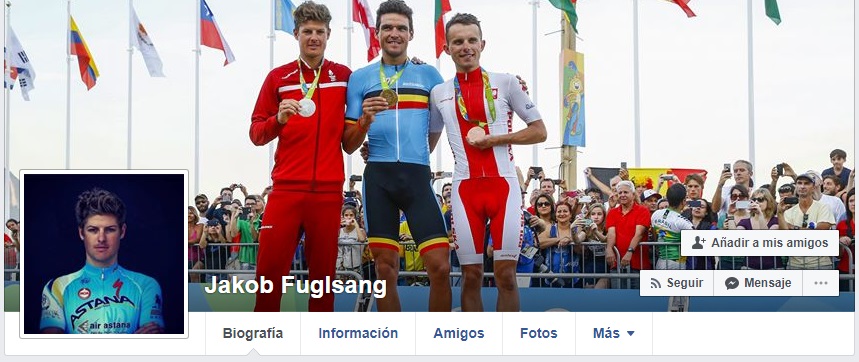 Jakob Fuglsang Facebook, ciclista profesional, ciclista del astana pro team