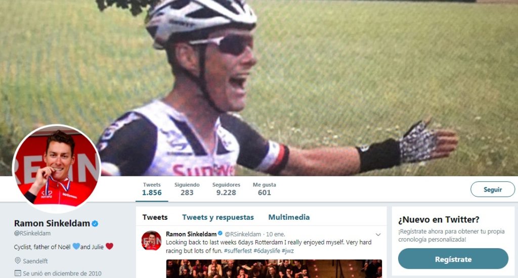 Ramon Sinkeldam Twitter, ciclista del equipo Équipe Cycliste FDJ