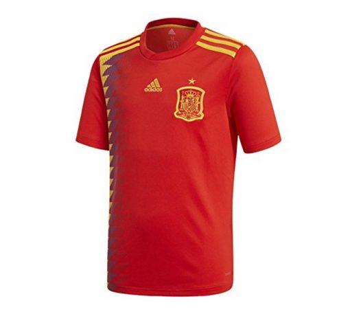 Camiseta Selección Española de Fútbol Mundial de Rusia 2018 Jóvenes y Niños. Tienda Online de Deportes de Feeldeporte