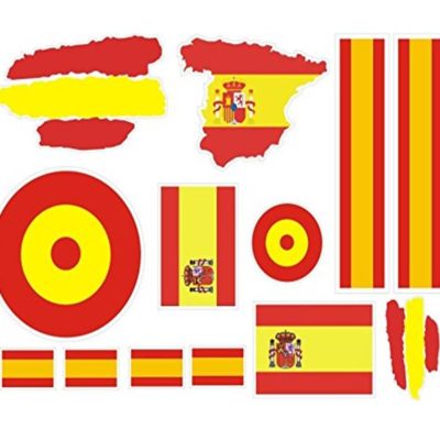 Pegatinas de España Ideal para Apoyar a la Selección Española de Fútbol, Tienda Online de Deportes de Feeldeporte