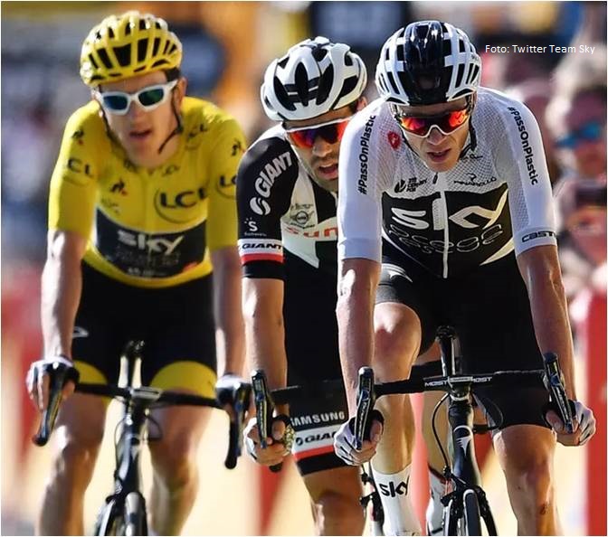 Dumoulin Contra el Team Sky, El Ganador del Tour de Francia 2018 saldrá entre Thomas, Froome y Dumoulin, El Peligro de Tom Dumoulin, Gerain Thomas vs Chris Froome: El duelo entre compañeros en el Team Sky para ganar el Tour de Francia 2018